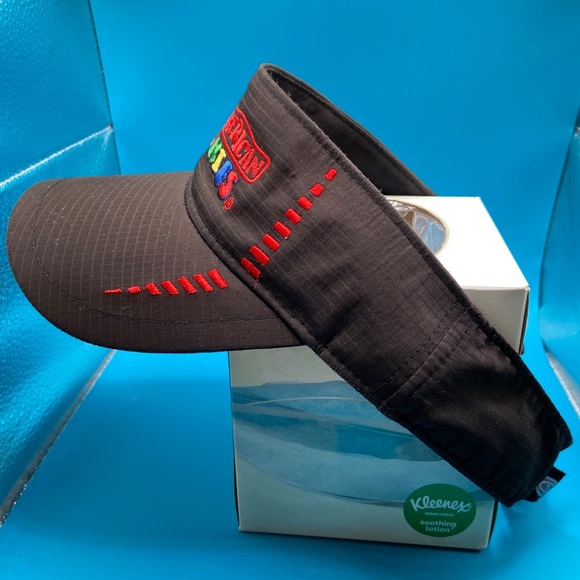 Great American Cookies Employee Black Adjustable Capamerica Visor Hat Cap. EUC - Picture 4 of 7